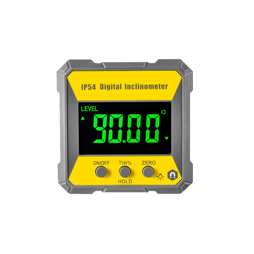 

High precision Digital Level Angle Gauge 4x90° Mini Measuring Inclinometer Magnetic Base Electronic Universal Bevel Protractor