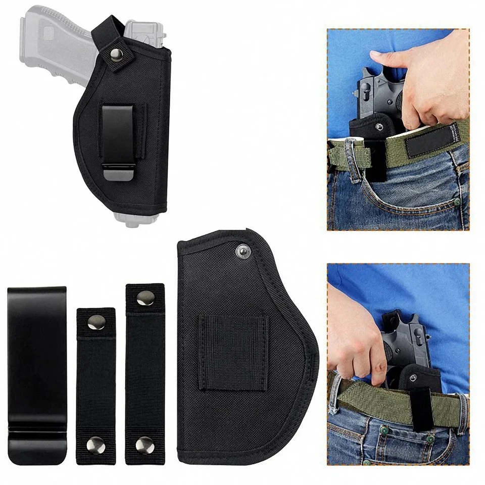

Outdoor Concealed Carry Tactical Gun Holster IWB OWB Air Gun Bag For Belt Metal Clip Glock Hunting Pistol Bag Of All Sizes