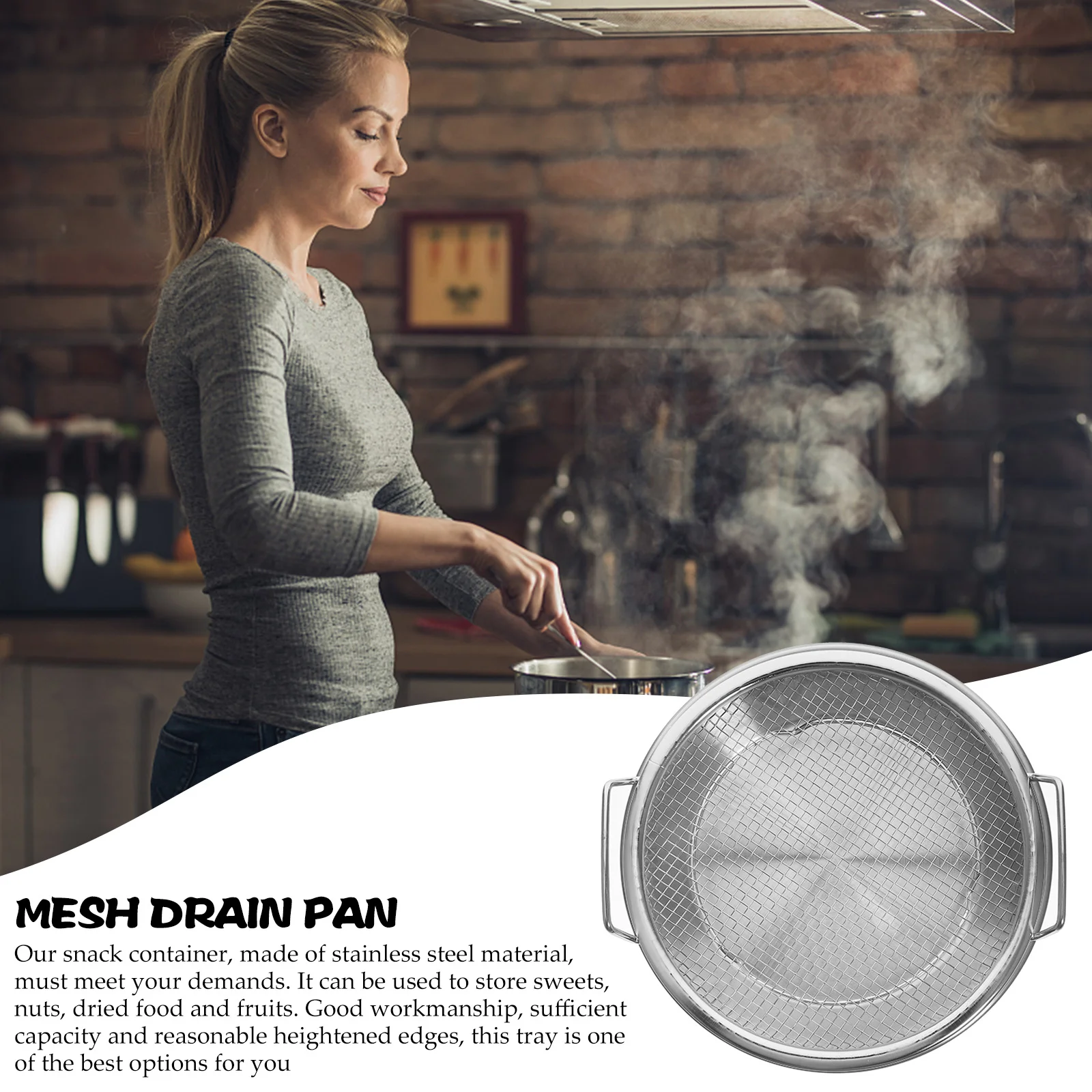 Аэрофритюрницы сливная сковорода держатель для жареной еды тарелка закусок