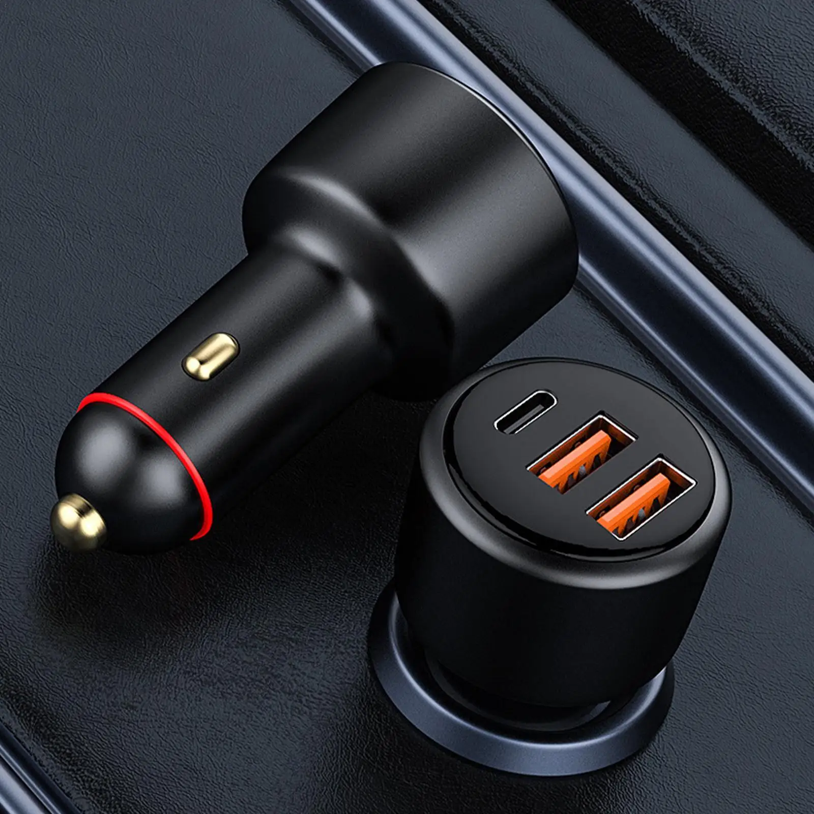 

Автомобильное зарядное устройство с 2 USB-портами, 60-200 Вт