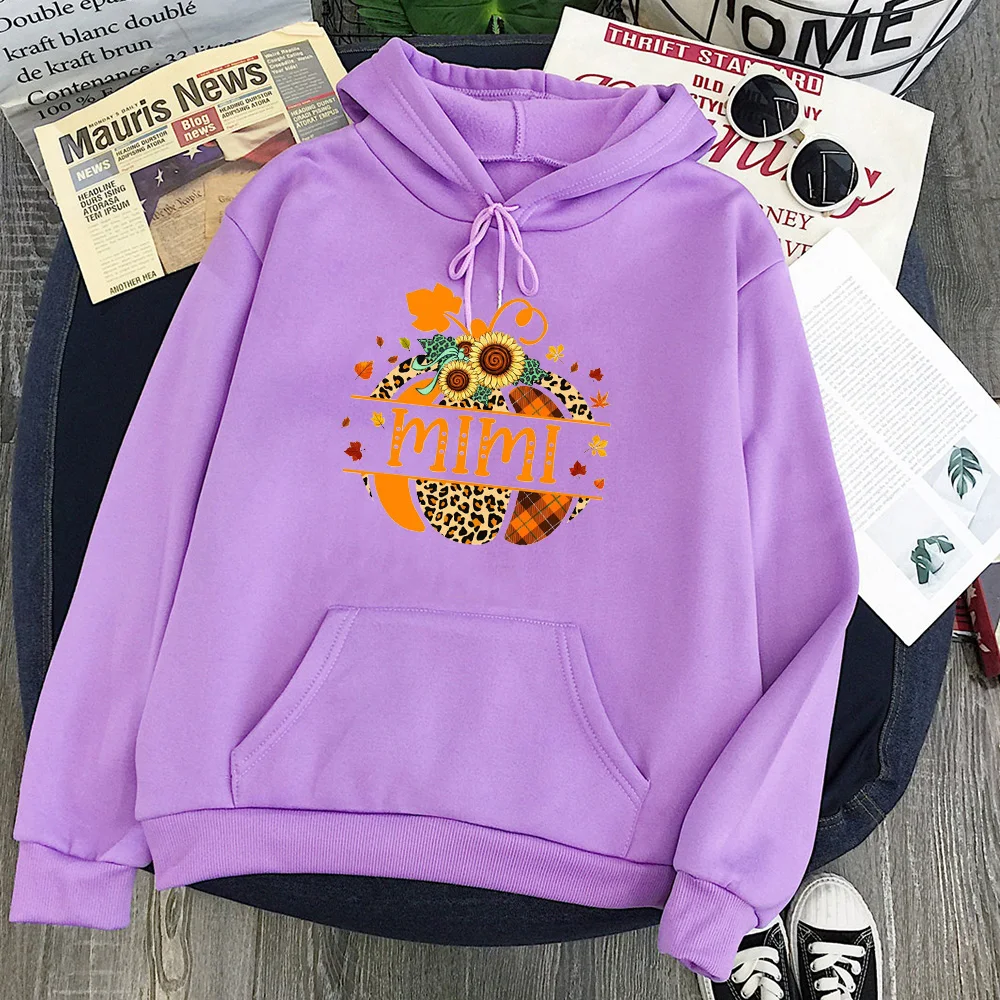 

Pumpkin Hoodies Fall Sweatshirt Women Kawaii Pumpkin Women Clothing Aesthetic Fashion Hoodie Print Tops Harajuku s