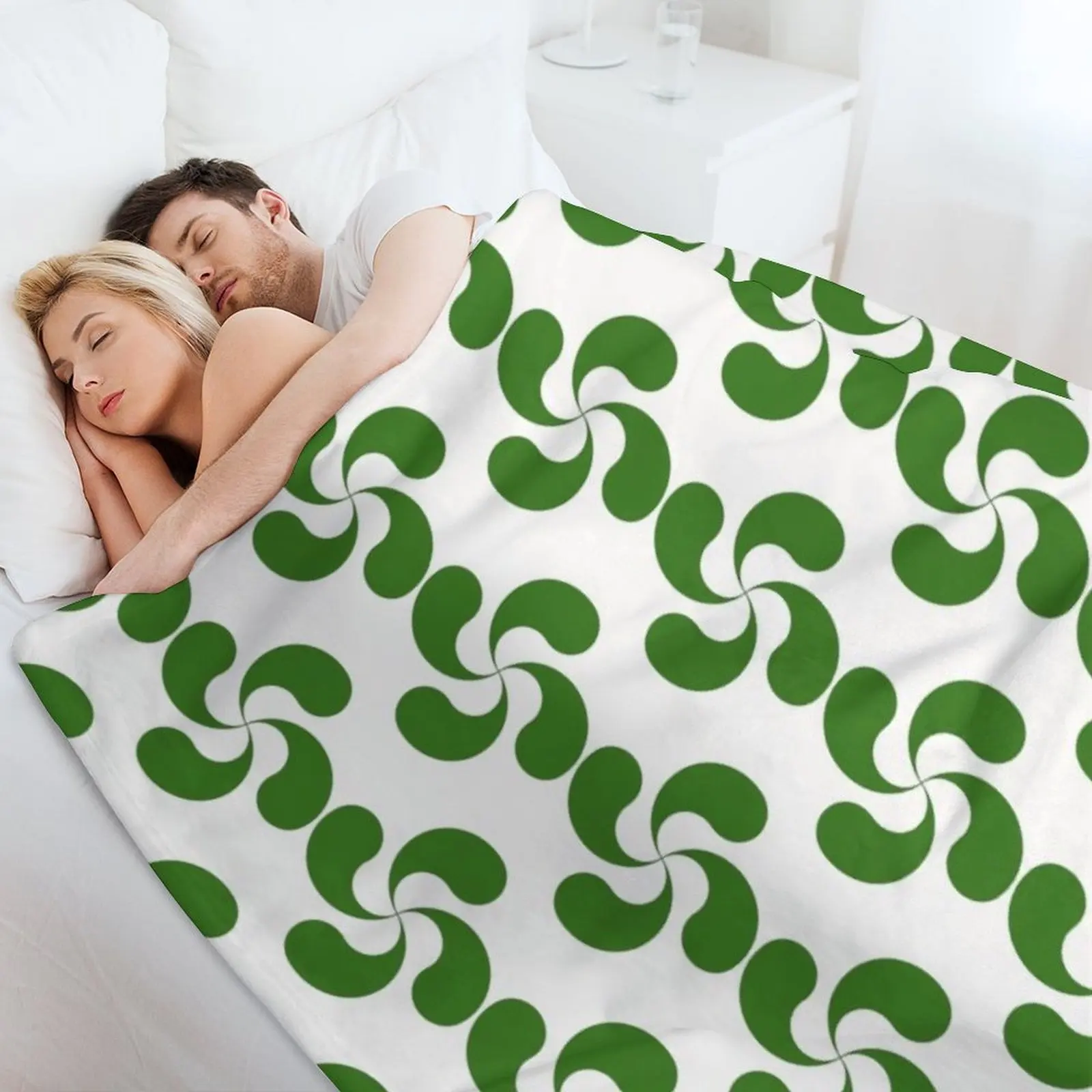 Одеяло Green Basque Cross Lauburu Duaadi