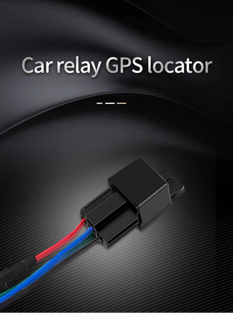

Автомобильный GPS-трекер, релейное устройство для отслеживания, GSM-локатор, дистанционное управление, Противоугонный мониторинг, Отключение подачи топлива с бесплатным приложением