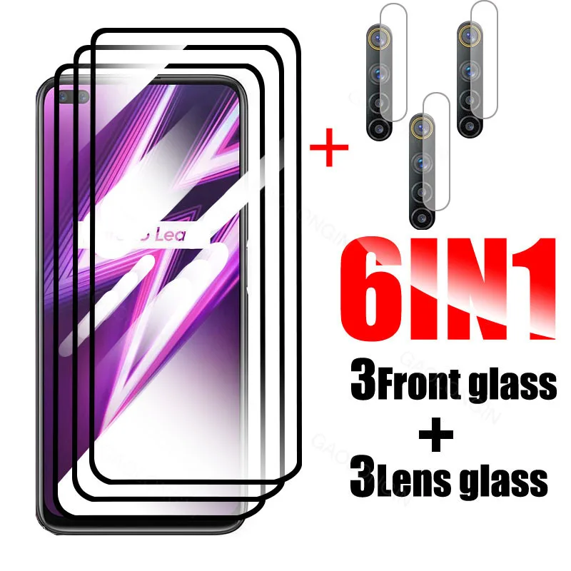 

Защитное стекло для экрана для Oppo Realme 6 pro, защитное стекло на Opo Realmi 6pro 6 pro, полноэкранная пленка для объектива камеры 6,6 дюйма