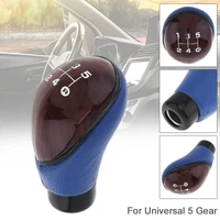 universal 5 speed car refit manual transmission gear shift handball knob with four plastic adapter special wrench mounting screw