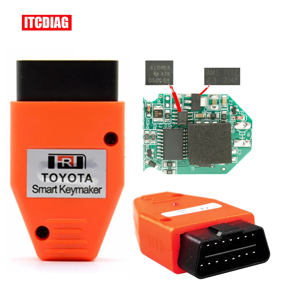 

Auto Key Programmer OBD Keymaker For Toyota 4D and 4C Chip Smart Keymaker For Lexus K Line and CAN-BUS Protocols Supported