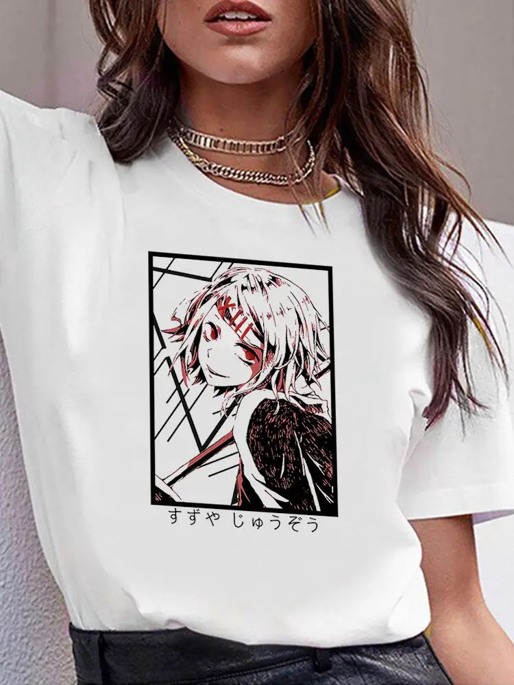 

T Shirt Women Summer Cool Girl Tokyo Ghoul All-Match New Products T-Shirt Street Trendy Handsome Cartoon Tshirt Yi Bingjin Lady