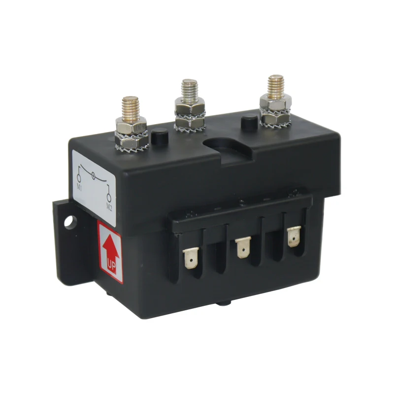 12V Dual Direction Windlass Reverse Solenoid for 3 Wire Motor up to 1500W/24V External Connections Easy Installation