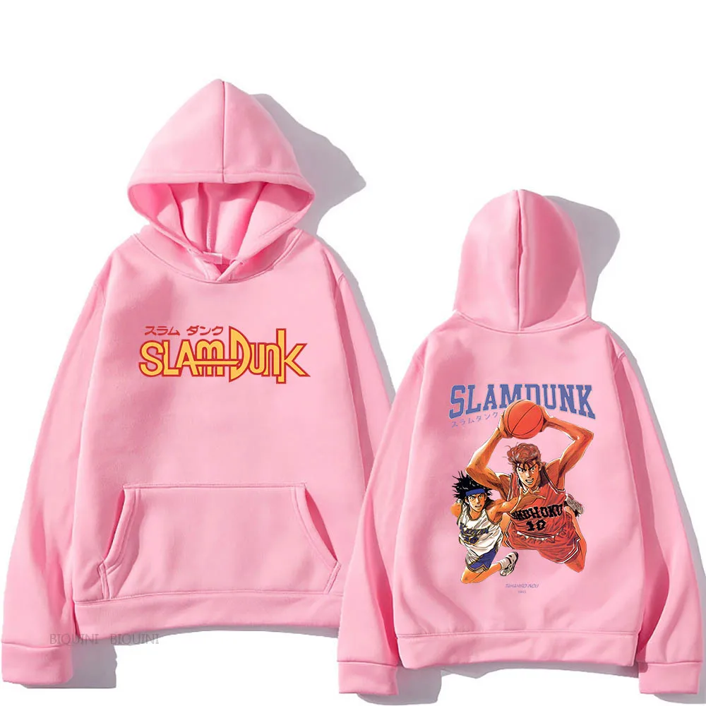 

Slam Dunk Printed Graphic Anime Hoodies High Street Manga Sweatshirts Funko Pop Men/women Clothes Pocket Streetwear Regular Fit