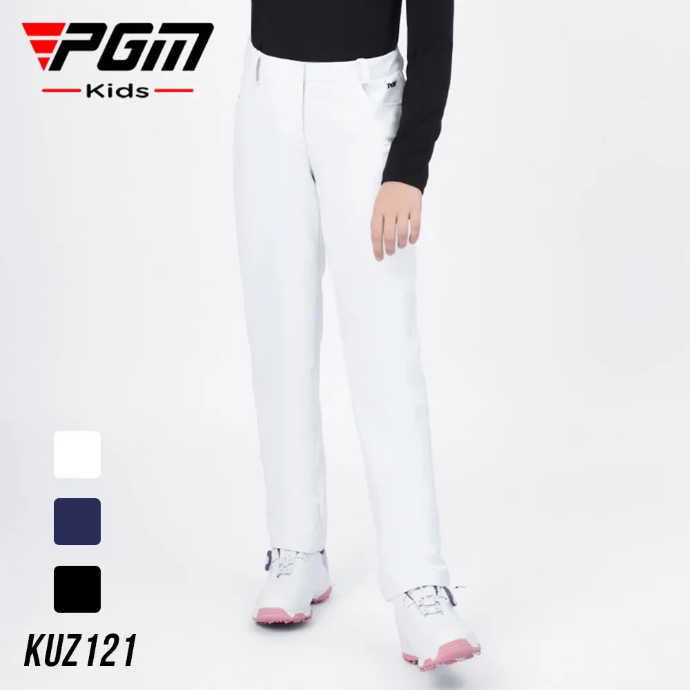 Фото Детские спортивные штаны PGM Golf, модные брюки для девочек, осенне-зимняя молодежная одежда №3