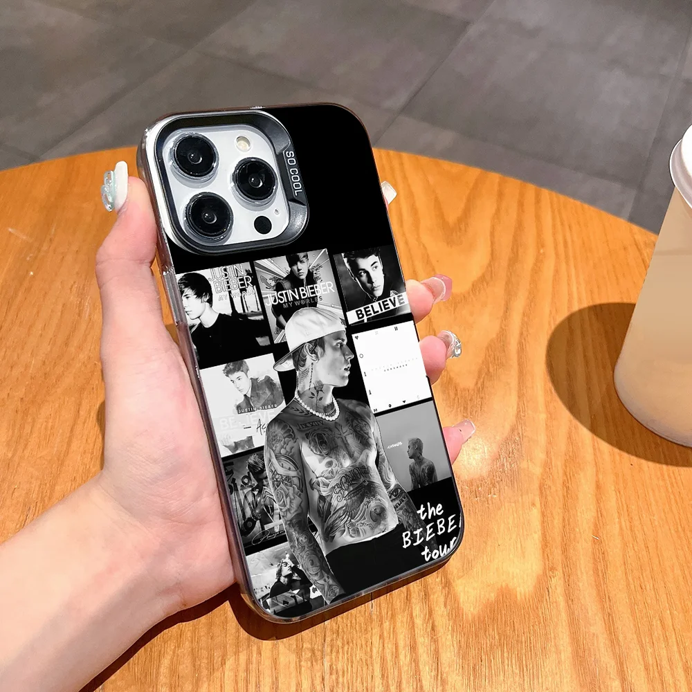 Фото Канадский певец J-Justin B-Bieber чехол для телефона FUNDA для Samsung S25 S24 S23 A07 A17 A06 Ultra FE Plus Защитный цветной чехол IMD №4