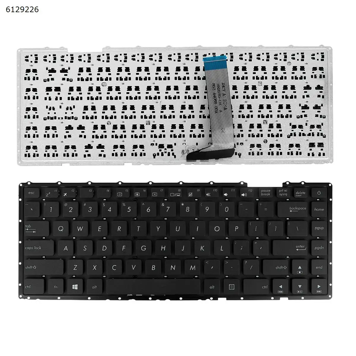 

US Laptop Keyboard for ASUS X442 X442UA X442UR A442 BLACK Without FRAME