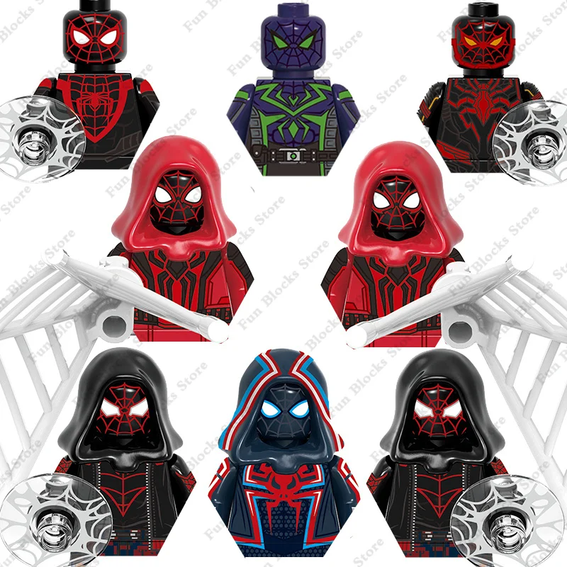 

Коллекция 2023 года, фигурки супергероев Marvel, человек-паук, миниатюрные фигурки по мотивам фильма «человек-паук», куклы майлс моралес, модели игрушек