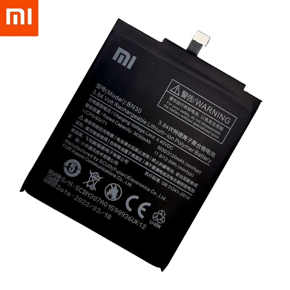 xiao mi original phone battery bn30 for xiaomi redmi 4a mi4a m4a high quality 3120mah phone replacementtools kits free global shipping