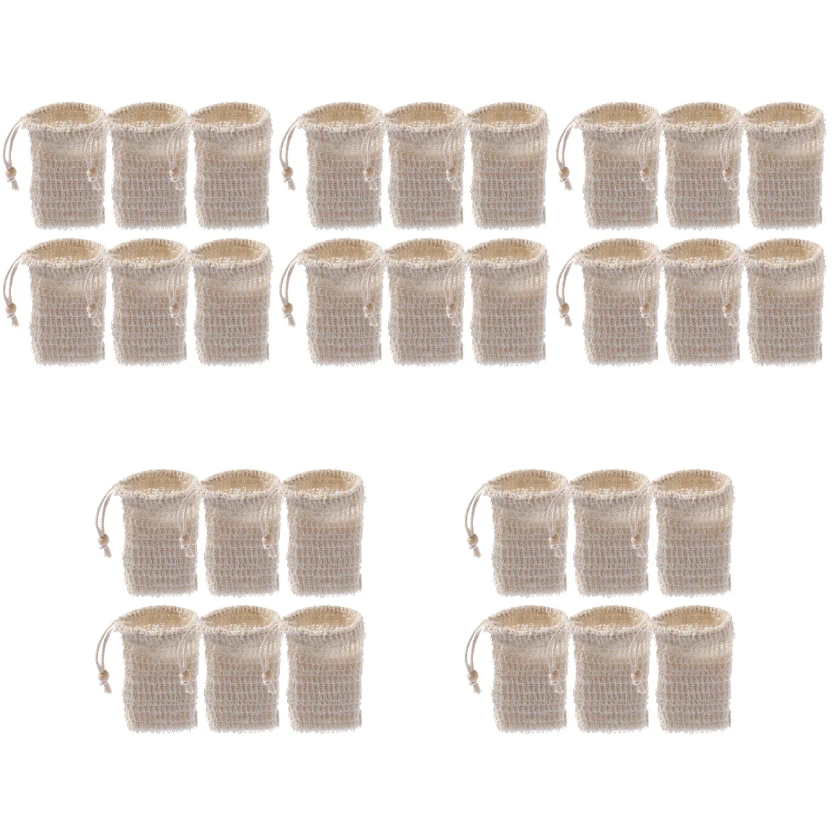 

30 Pcs Drawstring Multi-function Soap Supply Soap Saver Bags Soap Bags Mesh for Bathroom Daily Storage Home