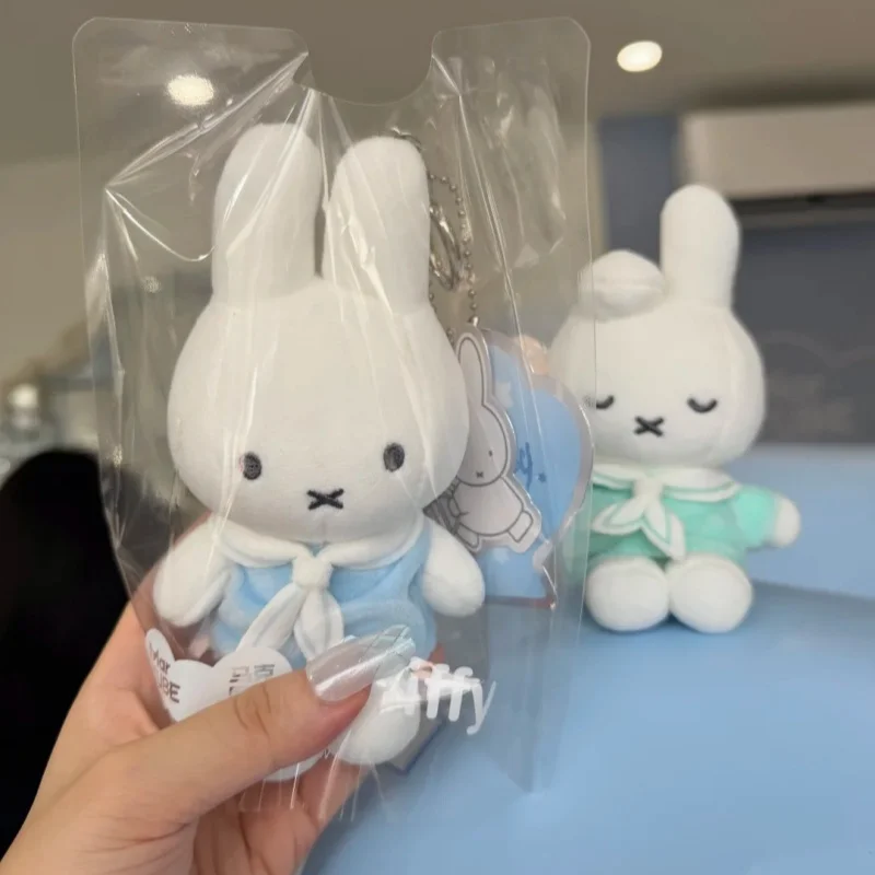 Фото Мягкая плюшевая игрушка-кролик Miffy из серии Dream Island, брелок-подвеска, милый декоративный сувенир, подарок на день рождения №3