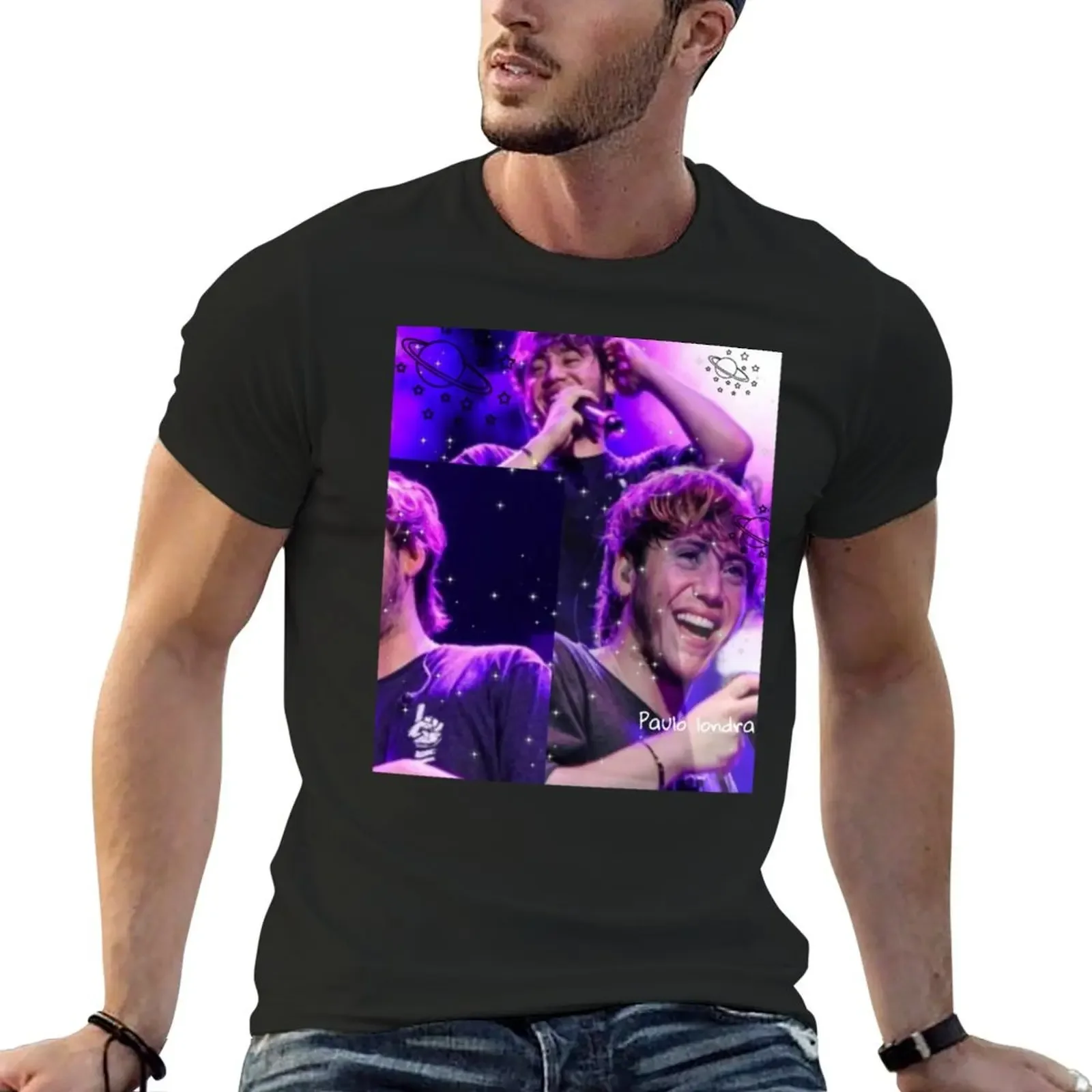 Футболка с изображением paulo l Xo T-Shirt синие арховные мужские футболки рисунком