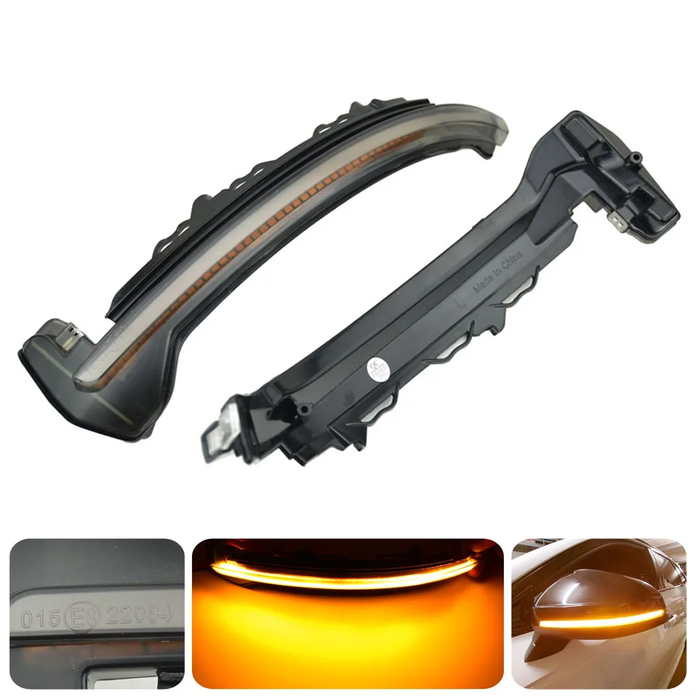 

For Audi TT TTS MK3 8S 2015-2020 TTRS R8 Dynamic Blinker LED Turn Signal Side Mirror Lights Arrow 2008 2010 2011 2012 2013 TTRS