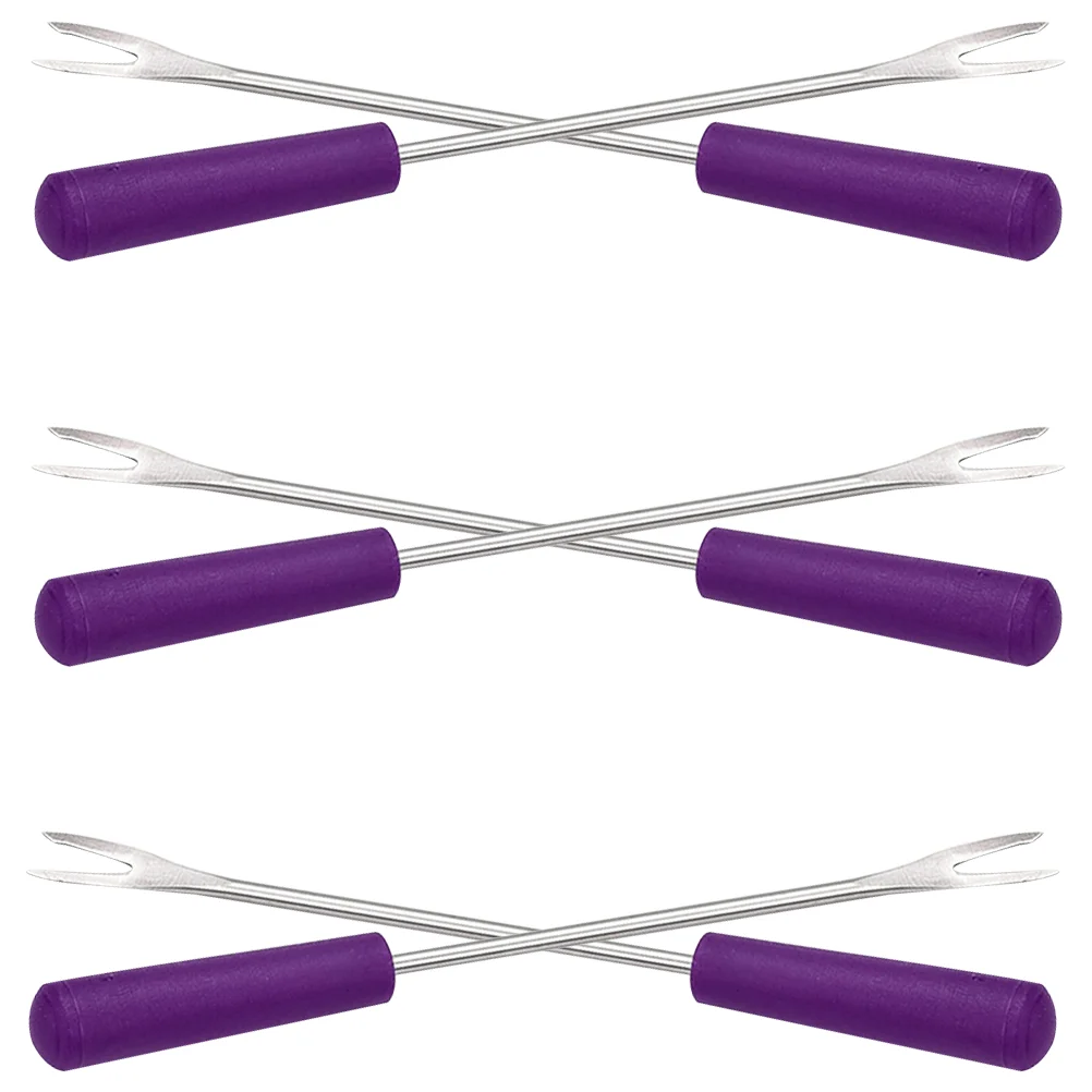 6 шт. вилка для фруктов барбекю кулинария многоразовые кукурузные вилки