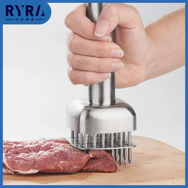 

Portable Meat Tenderizer Knocking Hammer Hammer Meat Artifact Professional Quick 304 Stainless Steel Pine Meat Needle