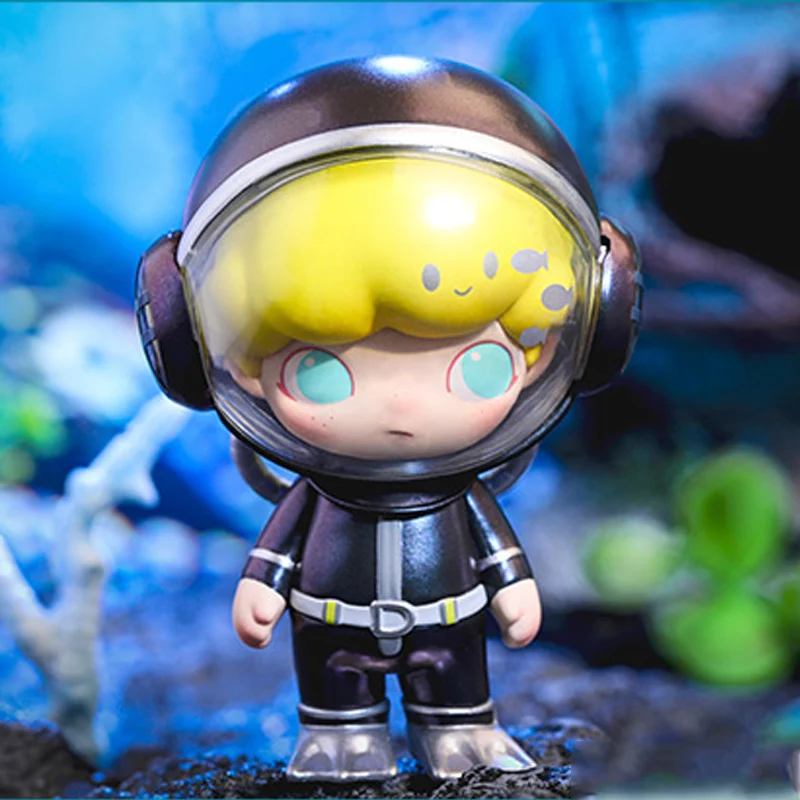 Детские игрушки оригинальная серия Popmart Dimoo для аквариума модель подтверждения
