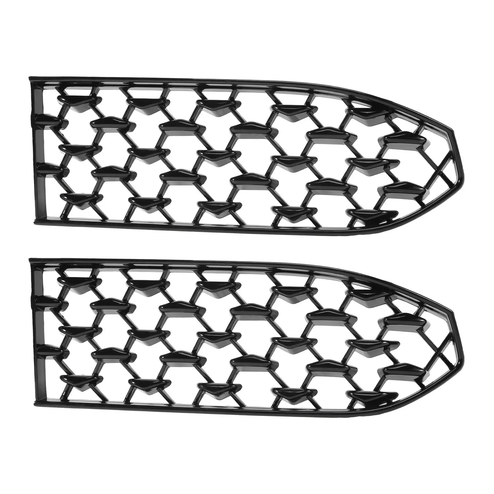 

Car Front Bottom Middle Net Decoration Bumper Lower Grilles Protective Stand Cover for Mazda CX 30 CX-30 2020 2021