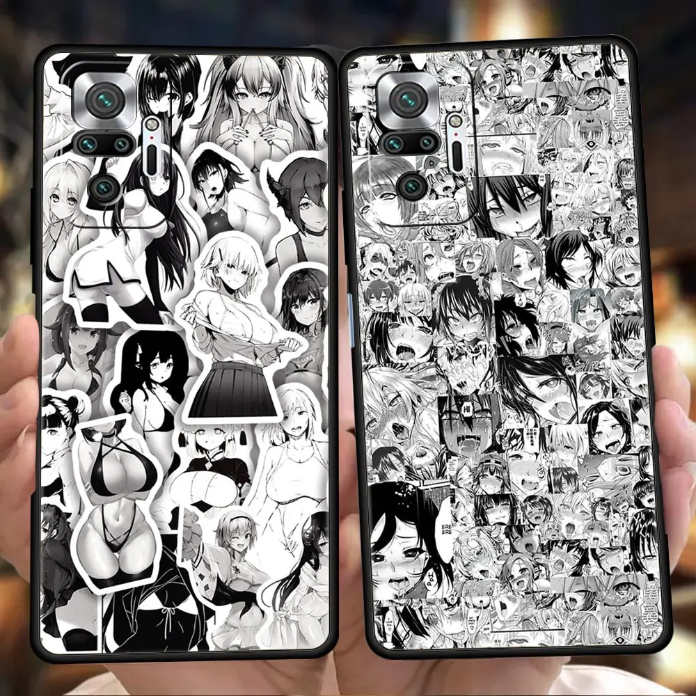 

Girl Hentai Sexy Phone Case For Redmi Note 10 11 Pro K40 Gaming 7 8 8T 9 8A 9A 9C Note 9S 11T 9T Pro Soft Shockproof Shell Funda