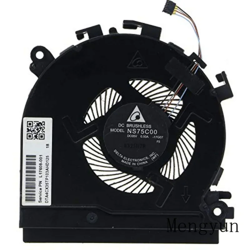 Вентилятор охлаждения процессора и графического для HP Spectre X360 15-CH 15-CH000 15-CH011DX