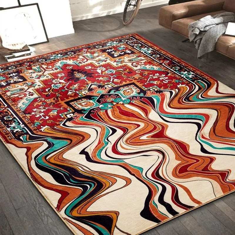 Эстетический ковер для спальни роскошные противоскользящие коврики уникальный
