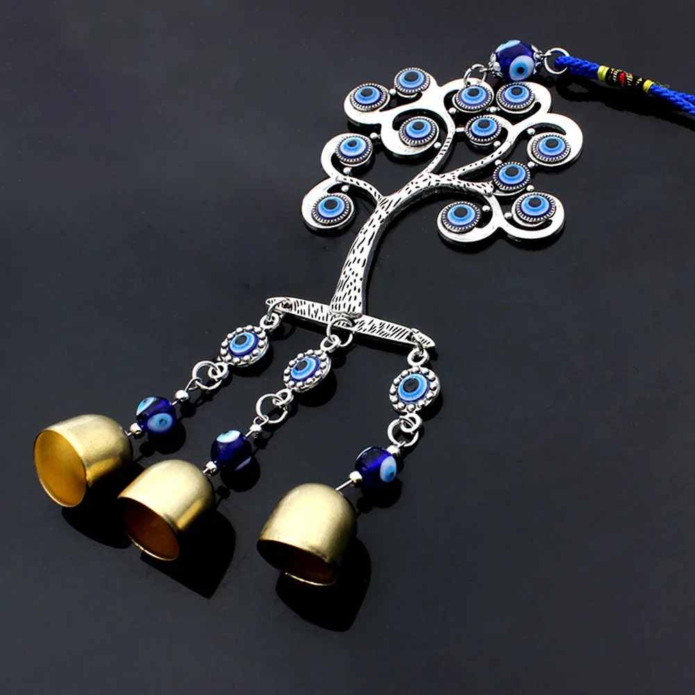 Греческий глаз деревянный наружный ветровой Колокольчик из сплава подвеска от