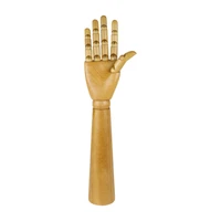 wooden hand mannequin right arms flexible artists manikin model for sketching drawing painting jewelry ring stand free