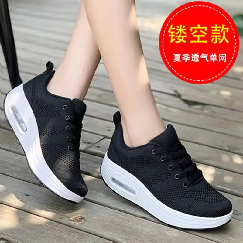 

Женские туфли на плоской подошве, дышащие удобные повседневные туфли с перфорацией, 2023