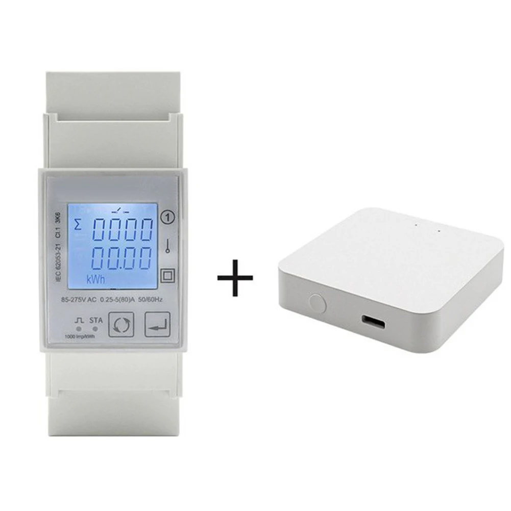 

Smart Energy Meter for Bidirectional Usage Tuya Compatible 80A Single Phase Real Time Tracking Control via Smartphone