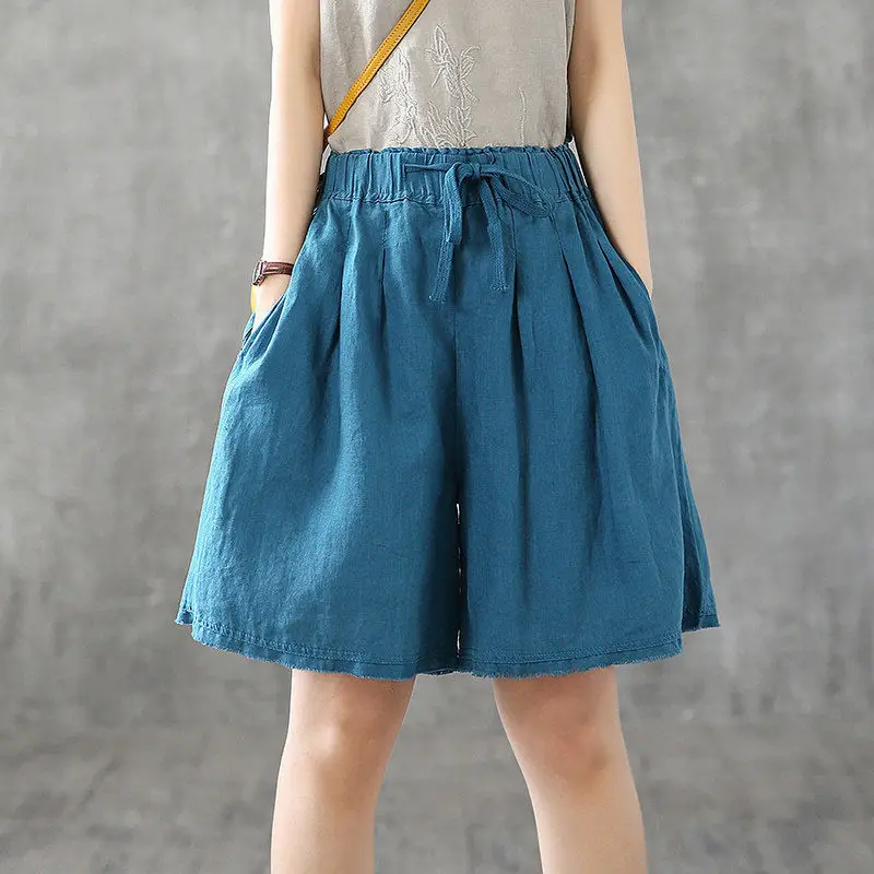 Женские широкие брюки с высокой талией