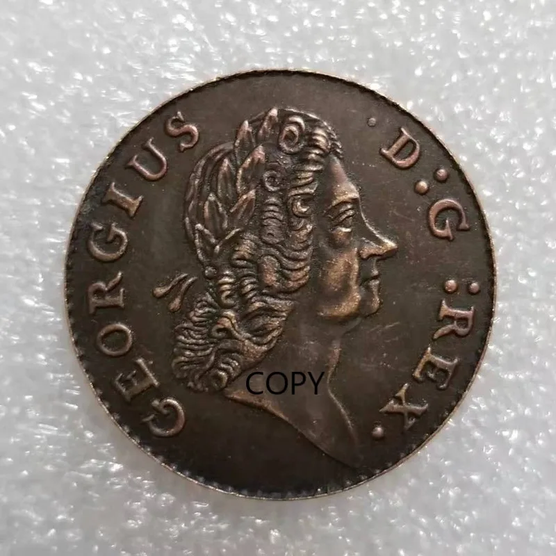 

Ireland 1722 Silver Plated Commemorative Collector Coin Gift Lucky Challenge Coin COPY COIN
