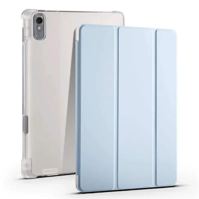 Чехол Funda для Lenovo Tab P11 Gen 2 Gen2 с держателем карандашей прозрачный мягкий