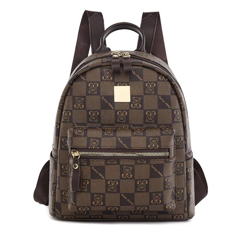 

Women's Leather Backpack Brand Design Female Small Backpack for Travel Backpack Women's Bag 2023 Trend Women's Bags