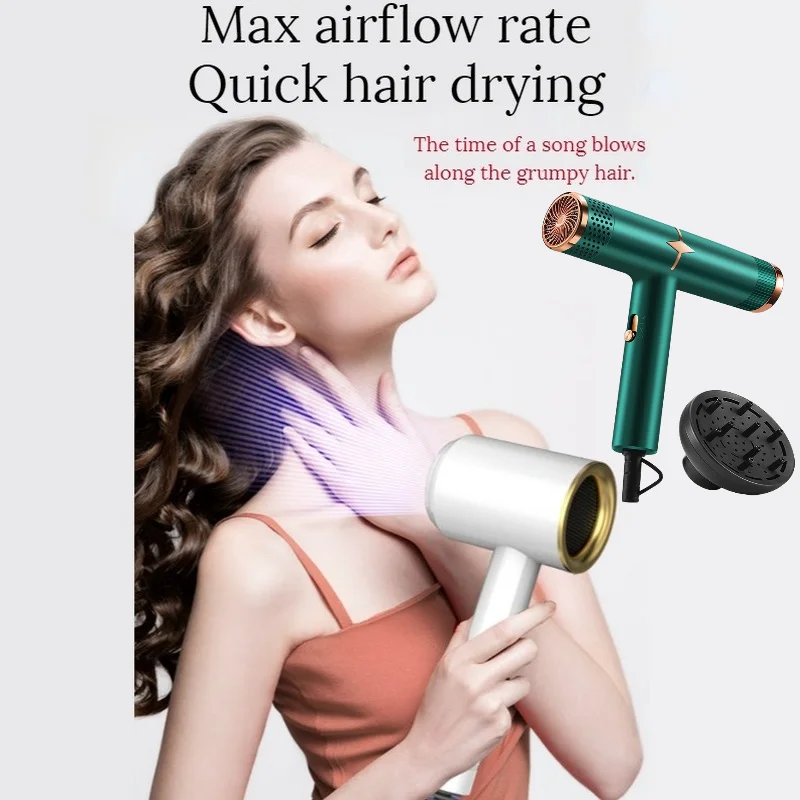 

Фен для волос бытовой портативный, 4 скорости, 1200 Вт