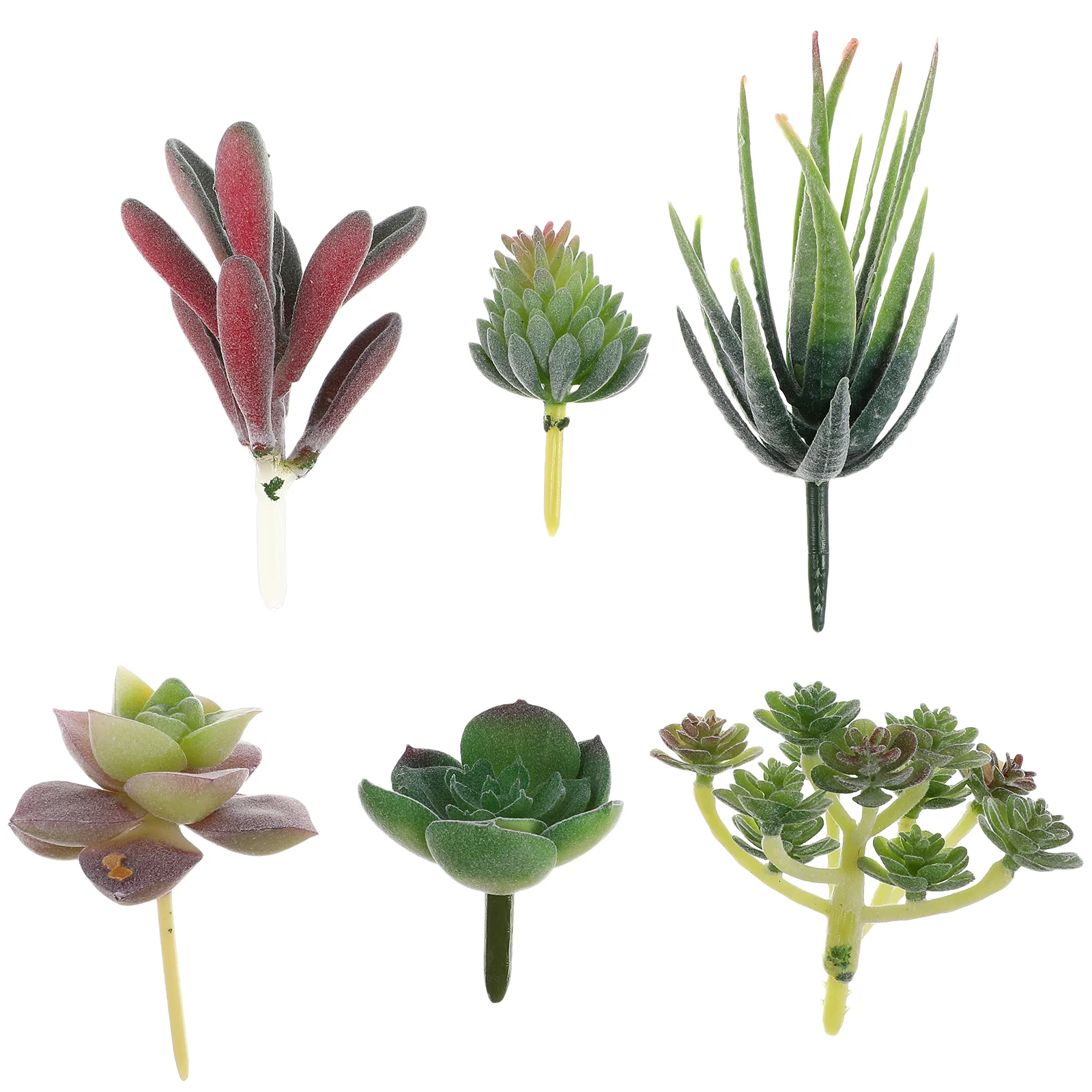 

Faux Succulent Arrangement Simulated Succulents Plastic Flowers Simulation Plants