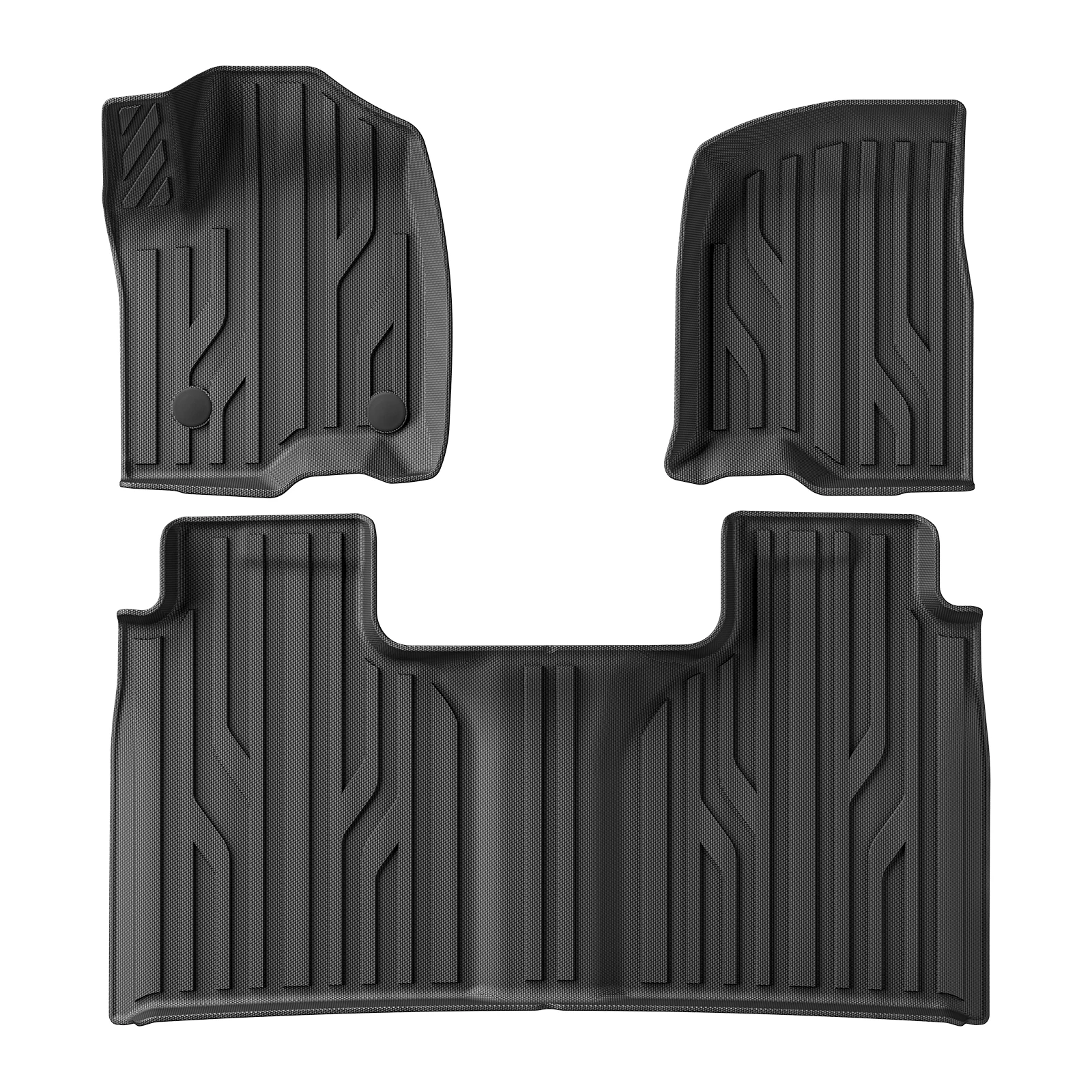 Коврики для Chevy Silverado/GMC Sierra 1500 2019-2025 Crew Cab 2020-2025 SLV/SRA 2500 3500 HD с заводским хранилищем