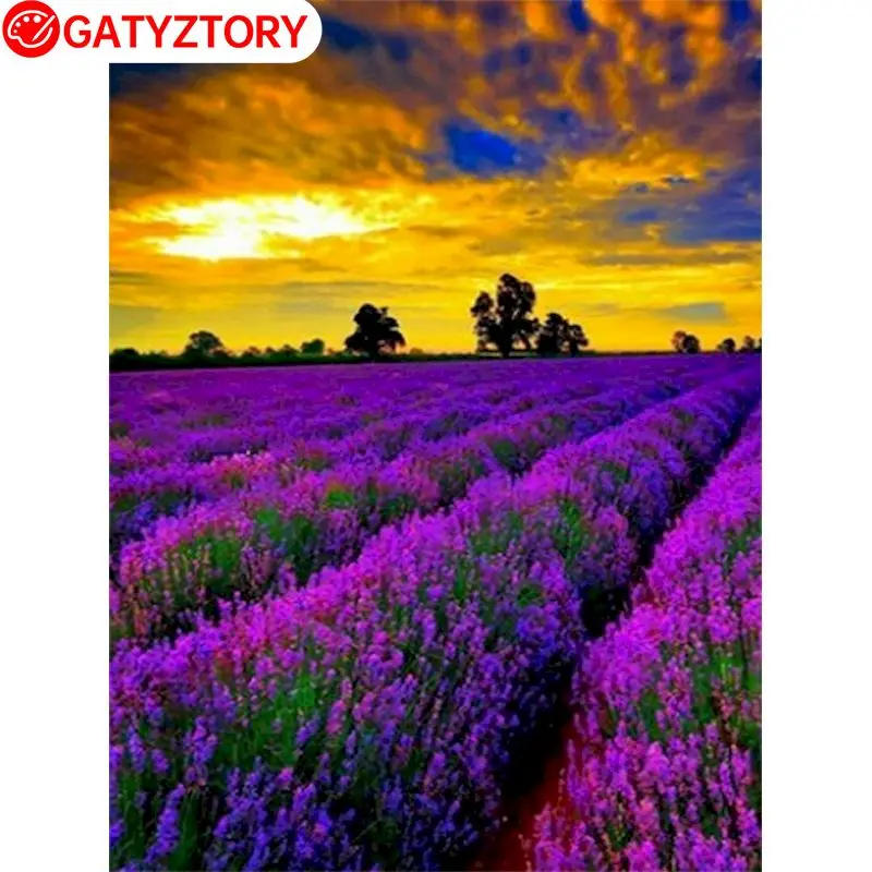 

GATYZTORY алмазная живопись 5D DIY алмазная вышивка пейзаж вышивка крестиком алмазная мозаика домашний декор макет подарок