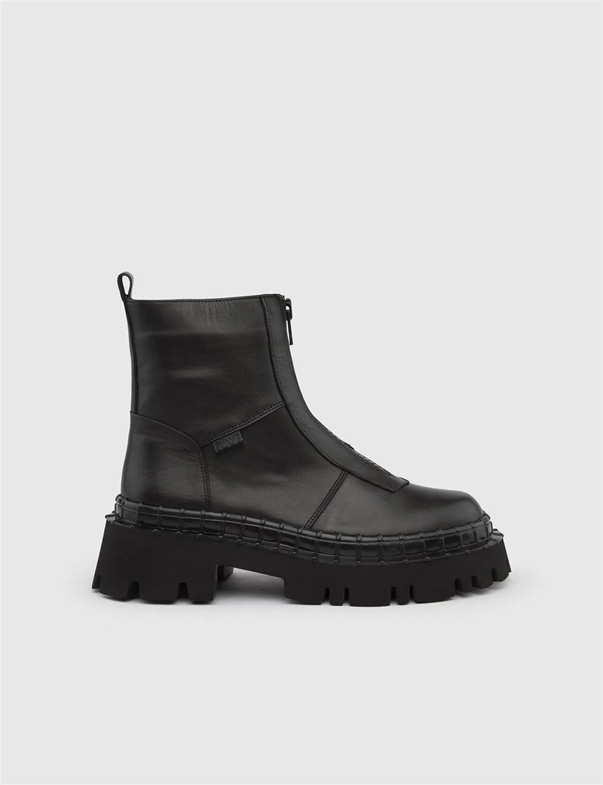 

ILVi-Genuine Leather Handmade Gaston Black Boot Women's Shoes 2022 Fall/Winter