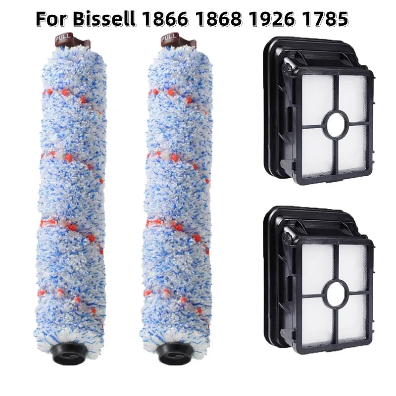 

Replacement Roller Brush HEPA Filter For Bissell Crosswave 1866 1868 1926 1785 Crosswave Wet & Dry Vacuum Cleaners Accessories