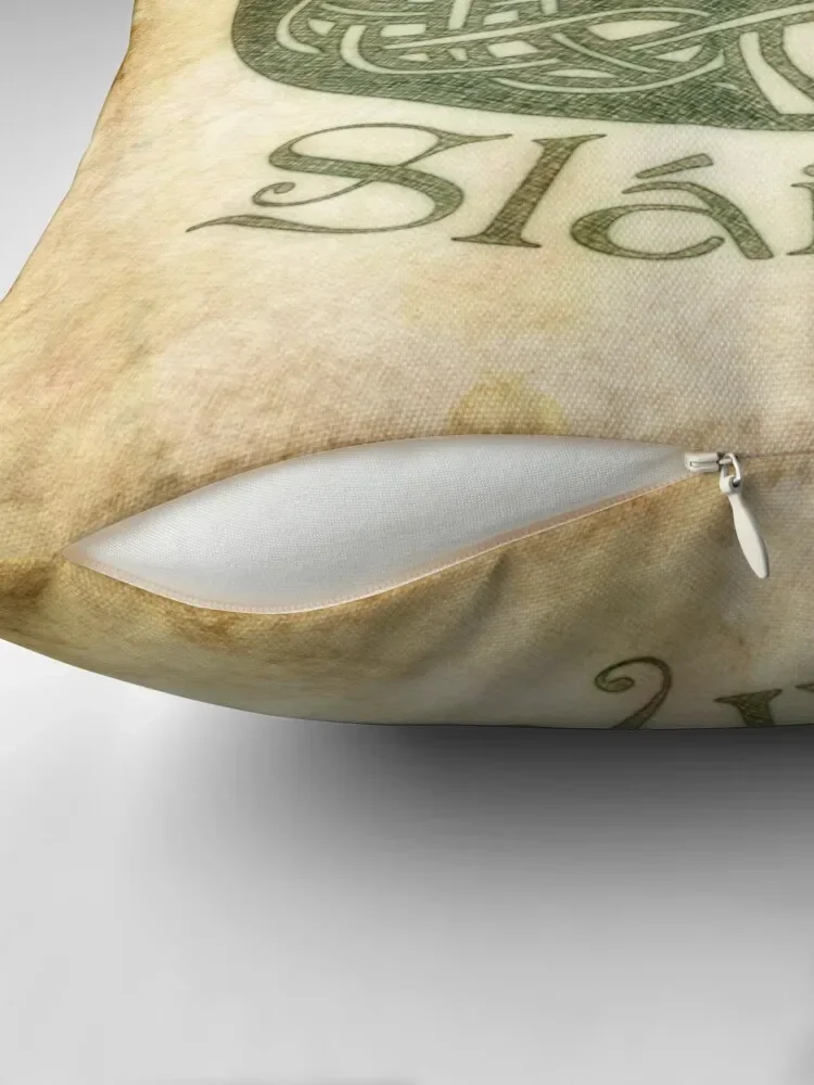 Slainte или для вашего здоровья декоративная подушка Рождественская наволочка