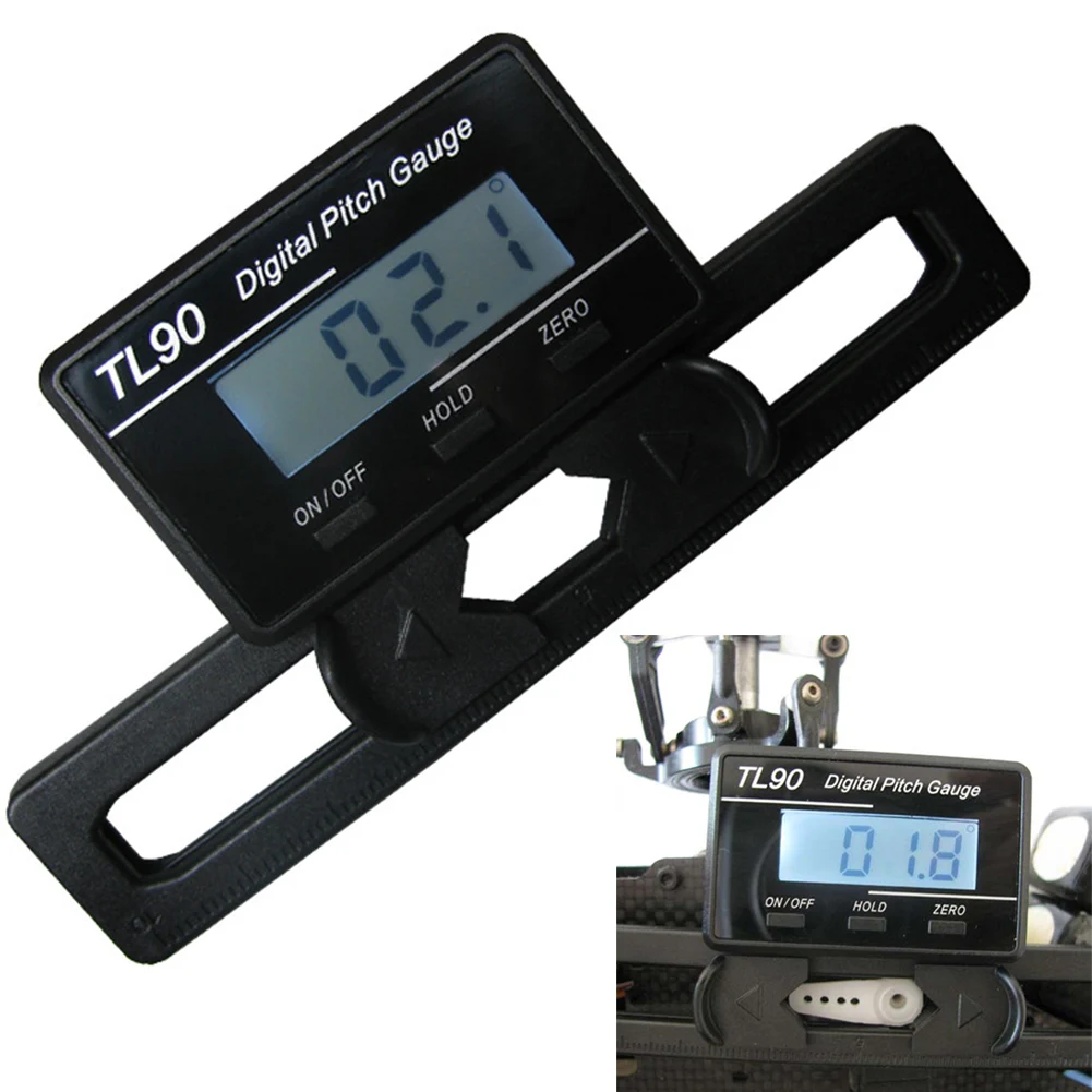 

Battery Powered Digital Detect Black Tool Angle Measurement LCD Backlight Pitch Gauge Plastic Horizontal Screen Inversion
