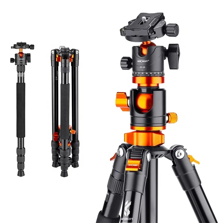 

K&F Concept aluminum retractable pole flexible monopod selfie stick monopod for camera