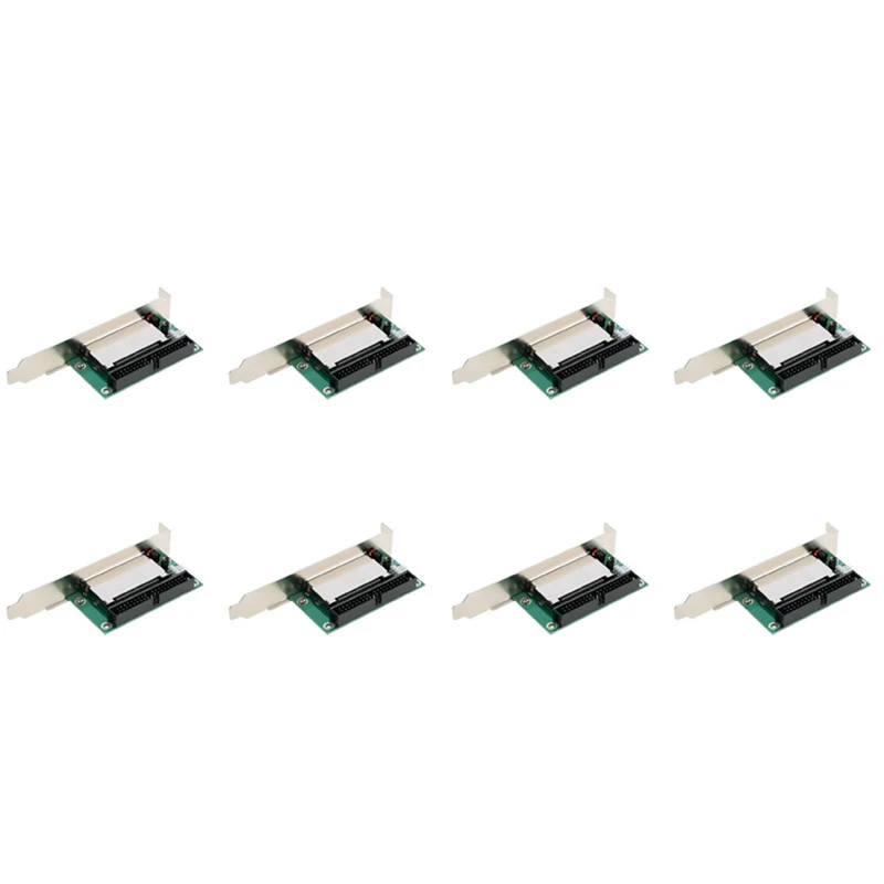 

8X 40-Pin Cf Compact Flash Card To 3.5 Ide Converter Adapter Pci Bracket Back Panel