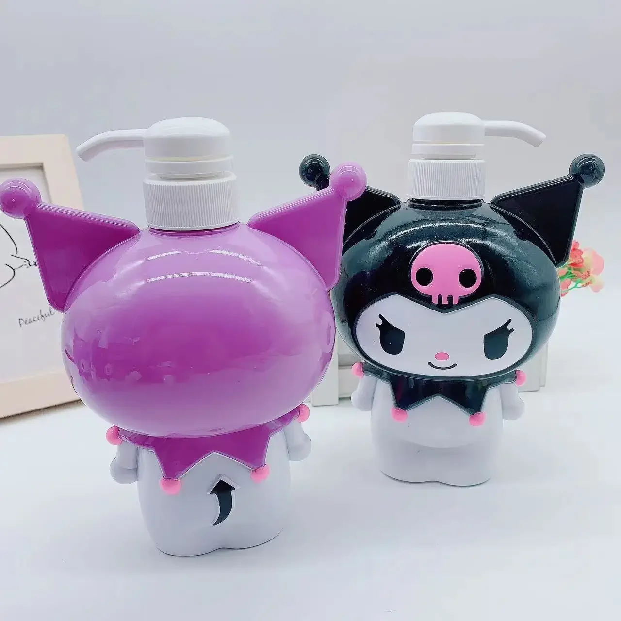 2 шт./компл. 700 мл милый контейнер для хранения Sanrio Kuromi пустая пресс-бутылка