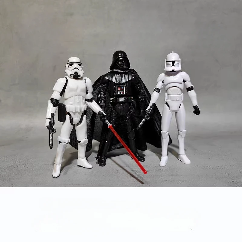 Фото Hasbro аниме «Звездные войны штурмовик Дарт Вейдер Йода», фигурки героев, модель игрушки, коллекция украшений, подарки для детей №2