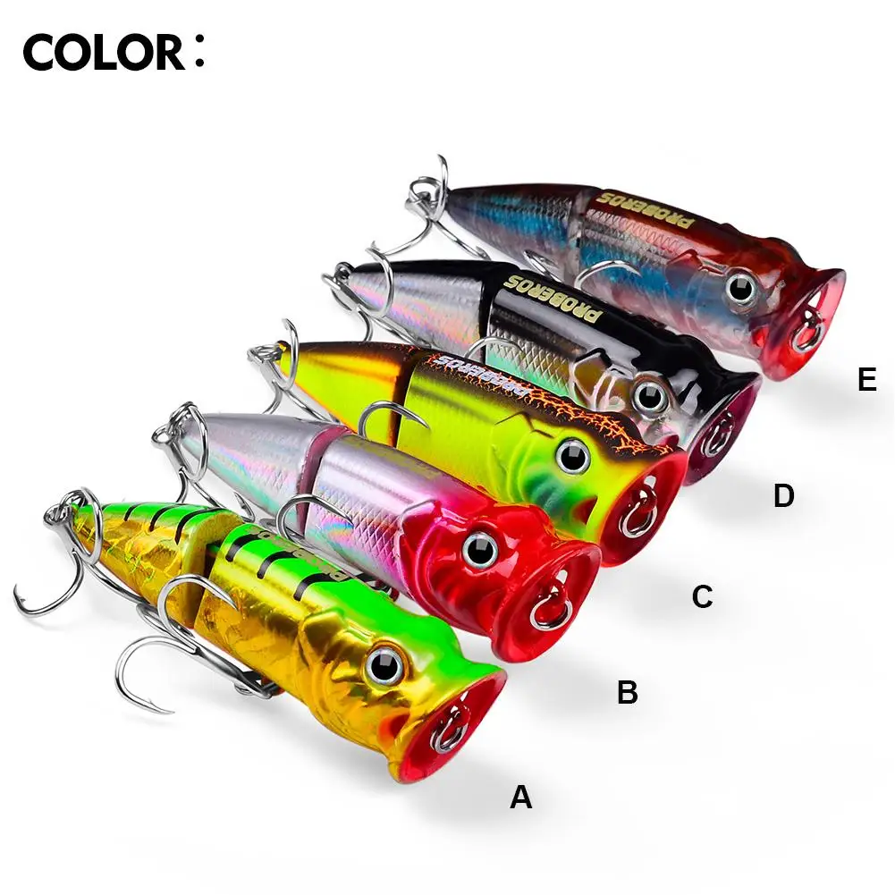 

7.3cm 11.5g Popper Fishing Lures Topwater Simulation Fishing Bait Hard Bait Fishing Accessories For Saltwater Freshwater